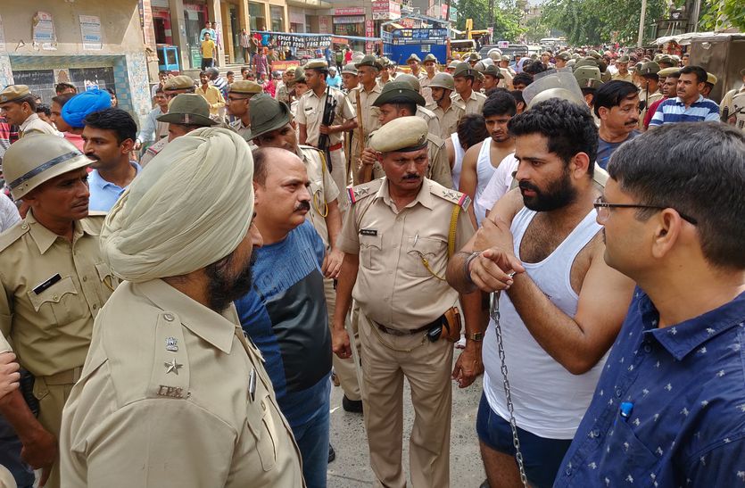 Rajasthan Police Search Operation In Papla Gujjar's Village Kheroli