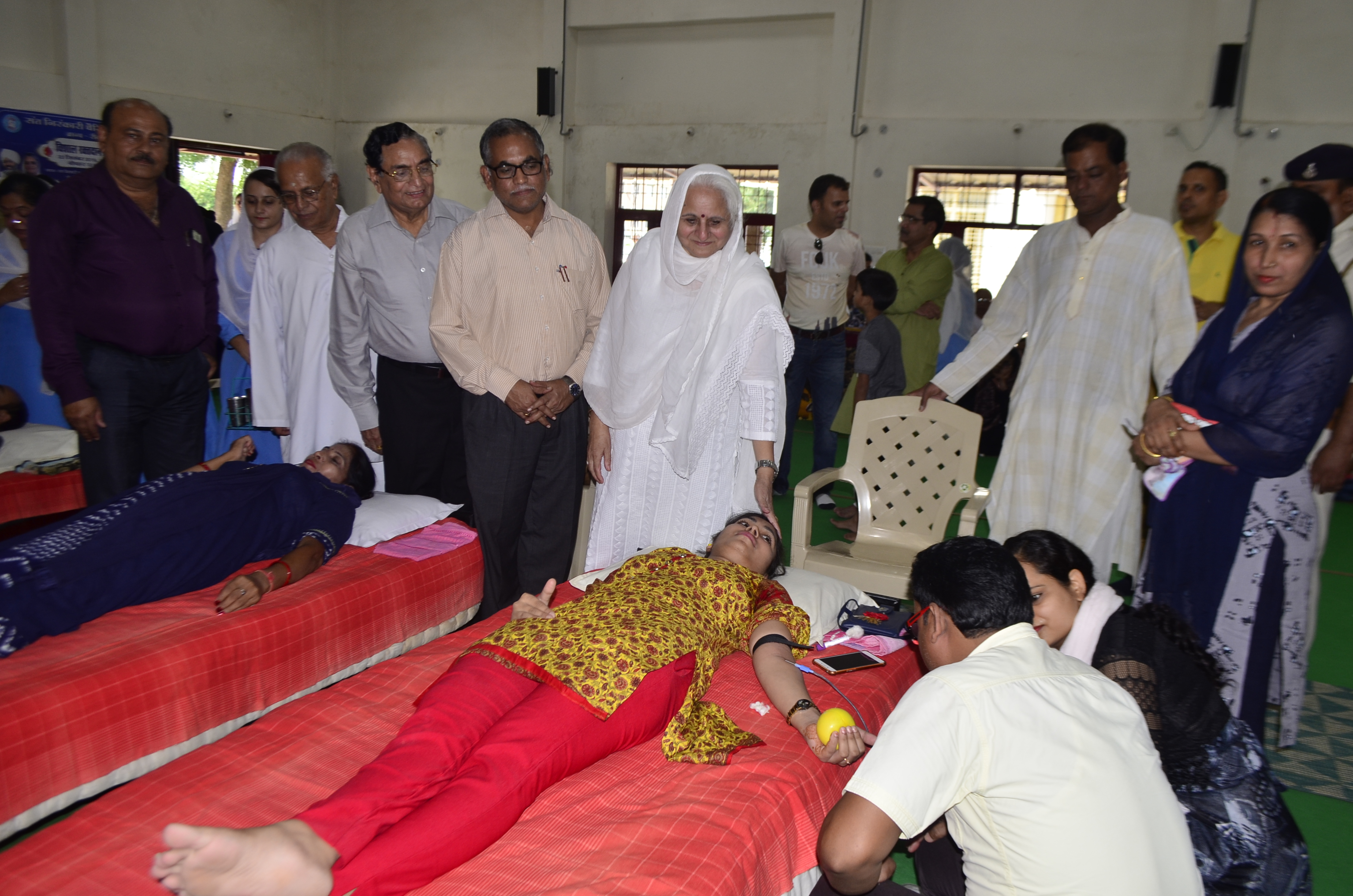 135 donated blood to the Sant Nirankari Mission to save lives in the huge blood camp