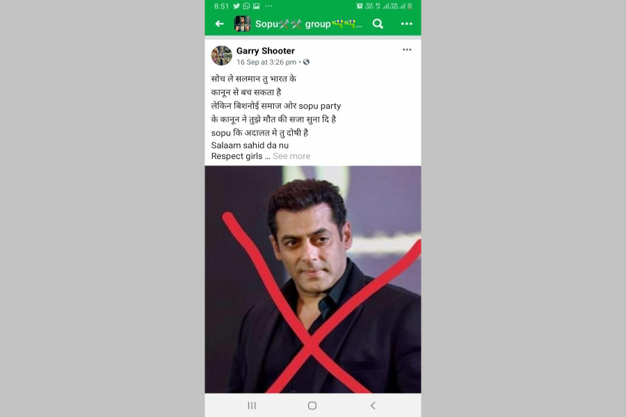 gangster lawrence bishnoi gang leader threatens salman khan