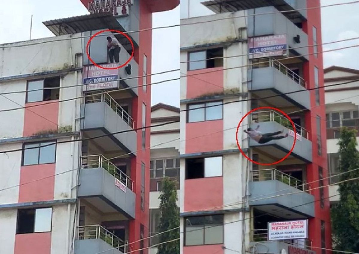 Suicide News; लोग तमाशबीन रहे और वह कूद गया पांचवी मंजिल से