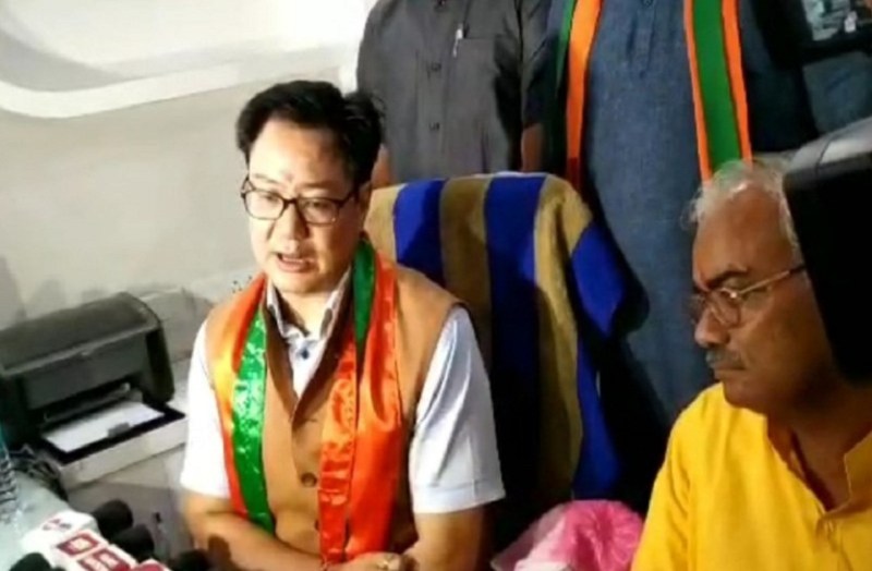 केन्द्रीय मंत्री रिजूजू बोले, जो देश 2014 से पहले मंच कुर्सी नहीं देते थे वो आज सेन्ट्रल में बिठाते हैं