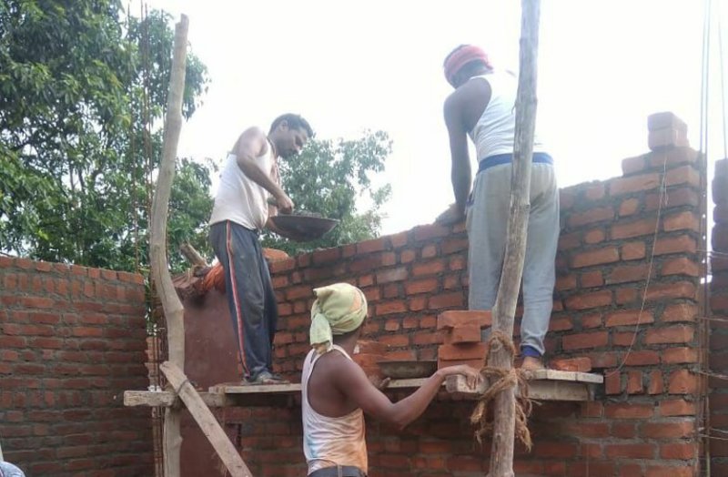 Sarpanch husband is encroaching on government land