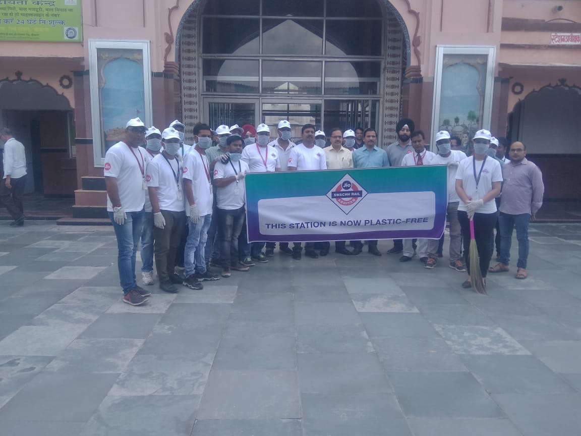 Railways campaign- ecofriendly bags