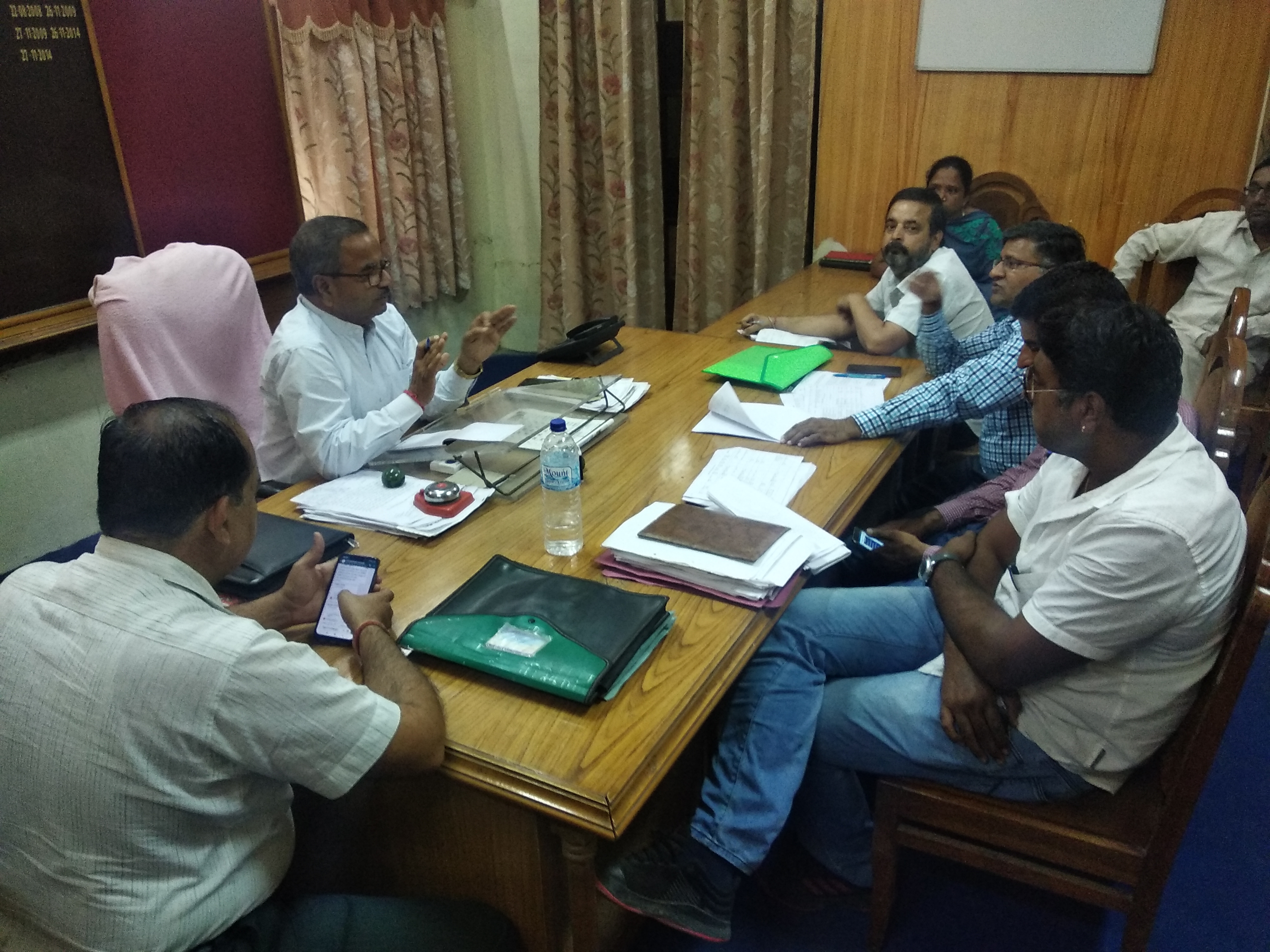 Meeting in nagar nigam bikaner