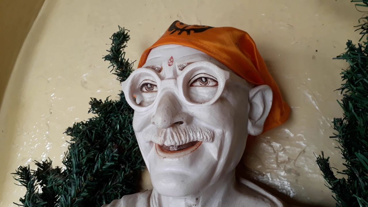 Gandhi is still smiling even today after seeing the addiction free