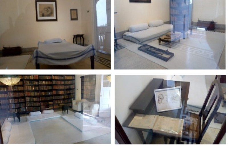 memory of Mahatma Gandhi is preserved even today in Anand Bhawan