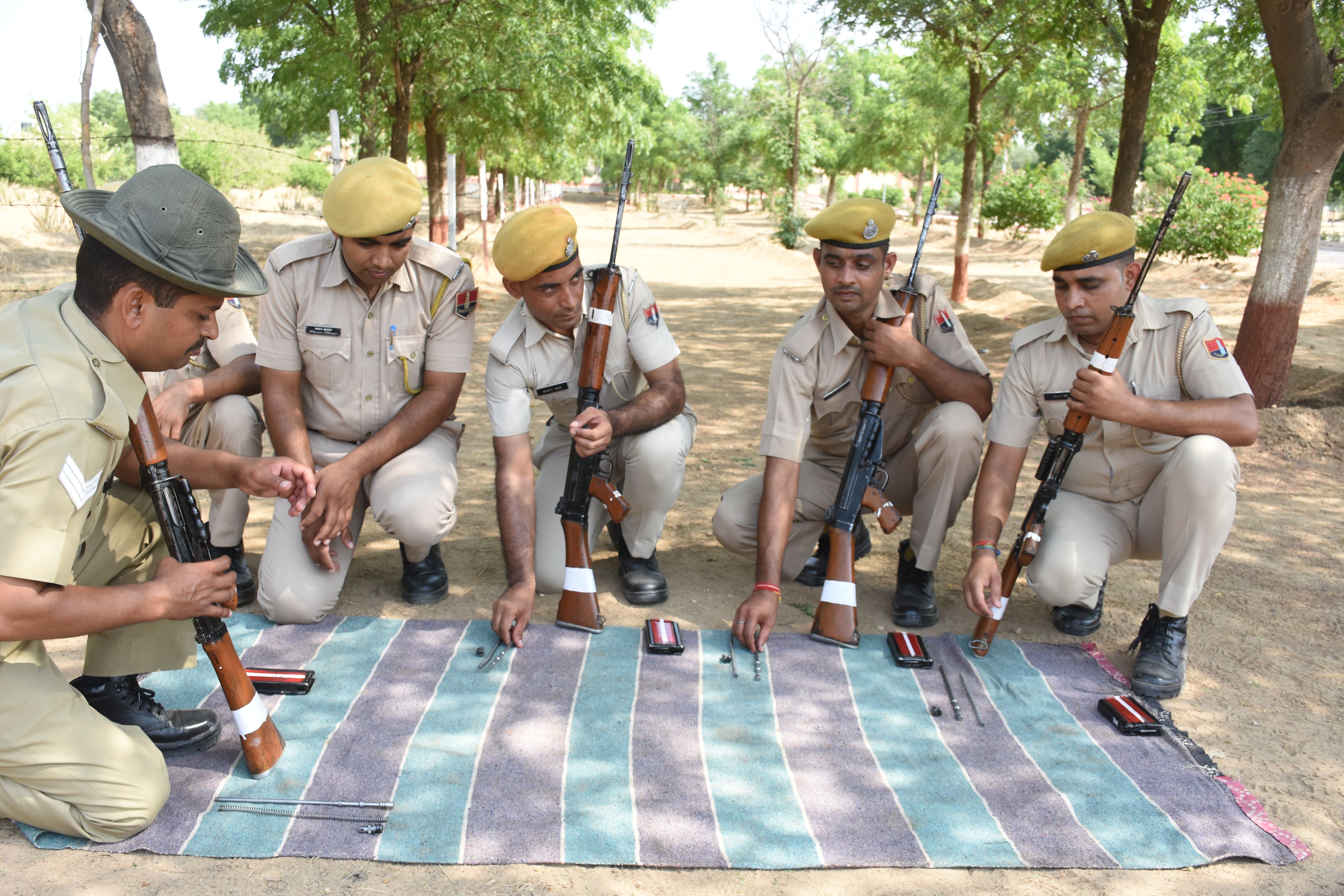 Police refresher course start