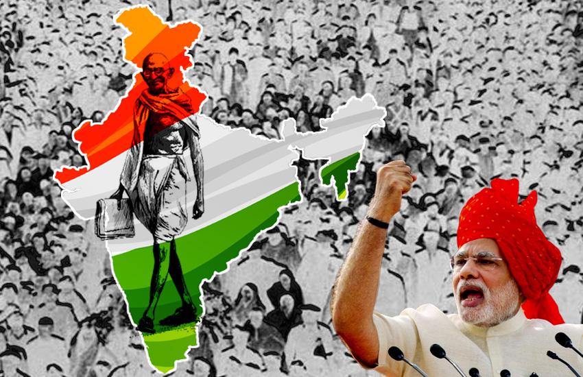 India as Bapu dreamed, promised PM Modi