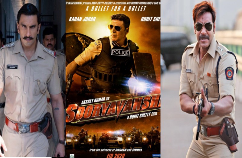 खुशखबरी! पहली बार बड़े पर्दे पर साथ दिखेंगे 'सिंघम', 'सिंबा' और 'सूर्यवंशी'