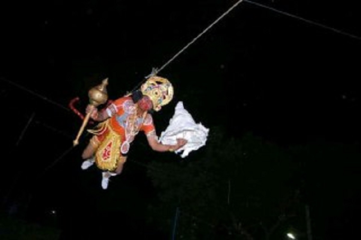 सूरतगढ़ की रामलीला में हनुमान उड़ान है खास