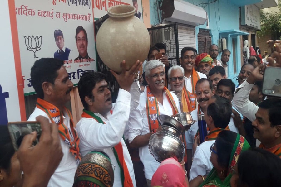jal shakti minister gajendra singh shekhawat in jodhpur