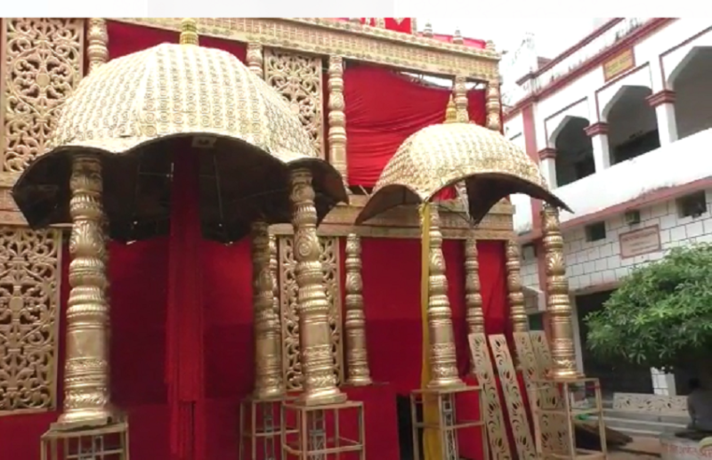 Sanatan dharm durga pandal