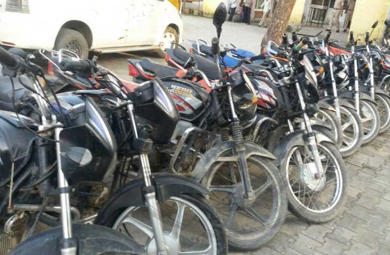12 bikes recovered in bhilwara
