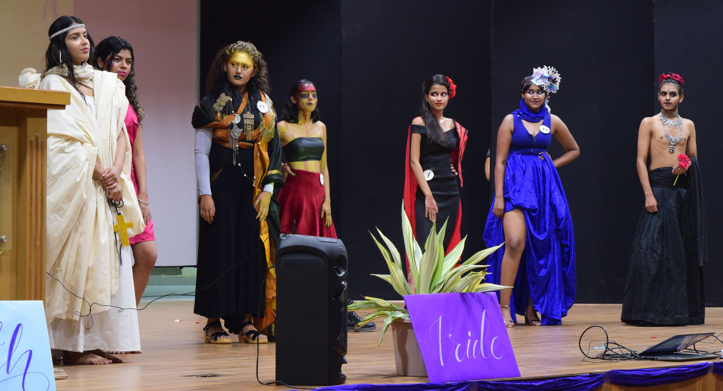 Beautiful colors scattered in NIFT fashion show