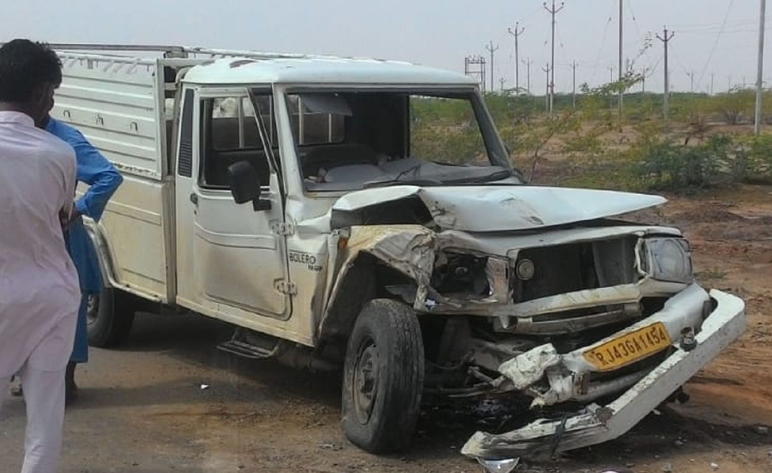 eleven people injured in four different road accidents in jaisalmer