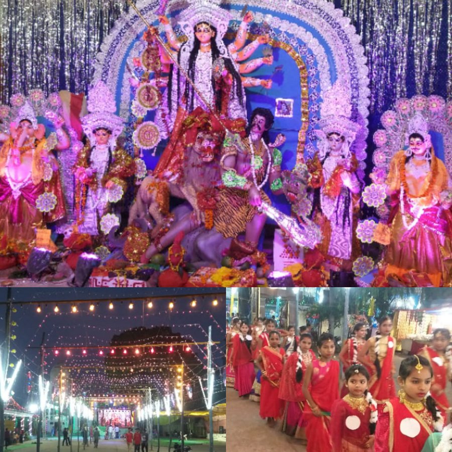Devotees of Singrauli gathered in the worship of Navratri festival