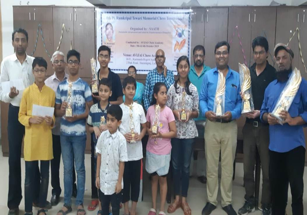 पंडित राम कृपाल तिवारी मेमोरियल शतरंज में रविशंकर विजेता