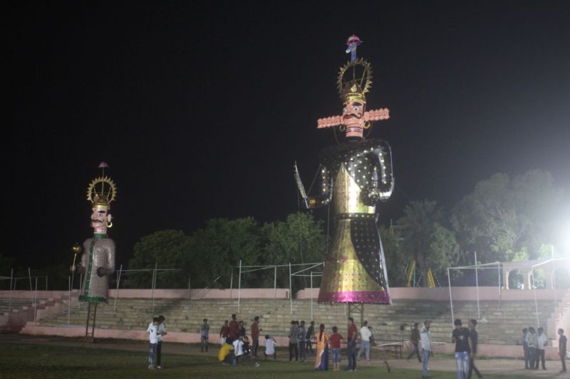 dashehra 2019 : मुंह से अंगारे बरसाएगा, तलवार चलाएगा ‘रावण’