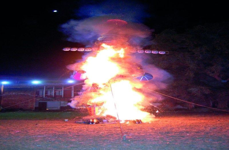 40 feet of Ravan consumed in 50 seconds