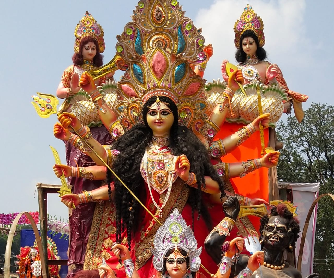 Ma Durga Pooja Prtima Visarjan Yatra Start in Ayodhya On Vijaydashmi