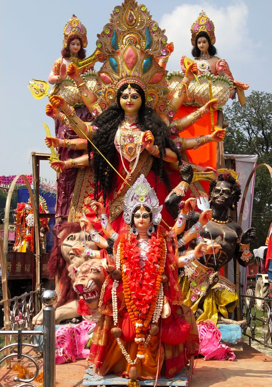 Ma Durga Pooja Prtima Visarjan Yatra Start in Ayodhya On Vijaydashmi