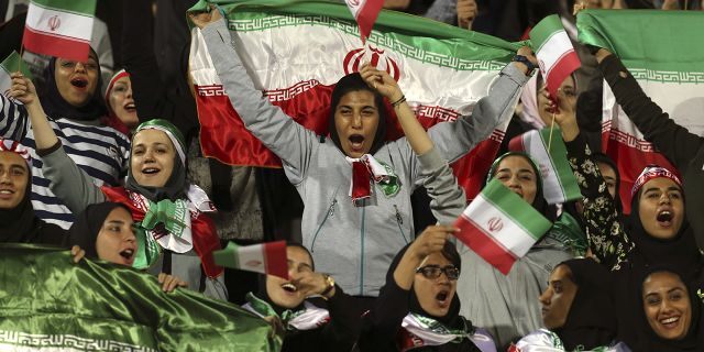 Azadi stadium Iranian women