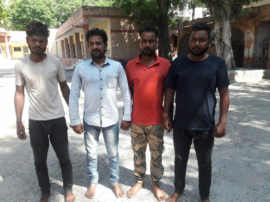 4 thieves arrested with weapons in jodhpur