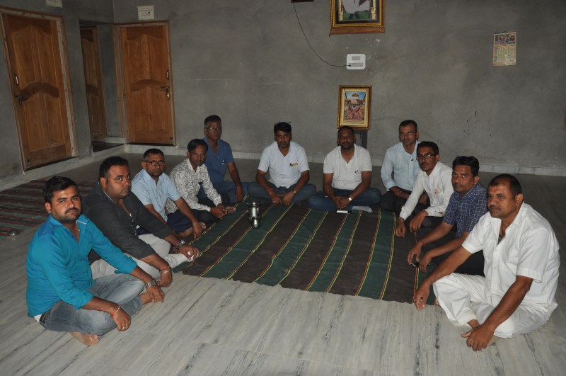 Dumping station at main gate of colony