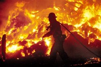 building caught fire in jodhpur