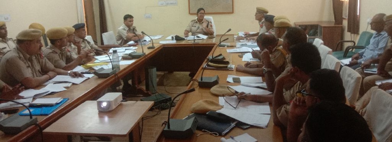 ,crime conference organized in sp office jaisalmer