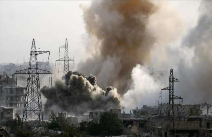 सीरिया में हवाई हमला