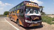 bus window panes smashed in jodhpur