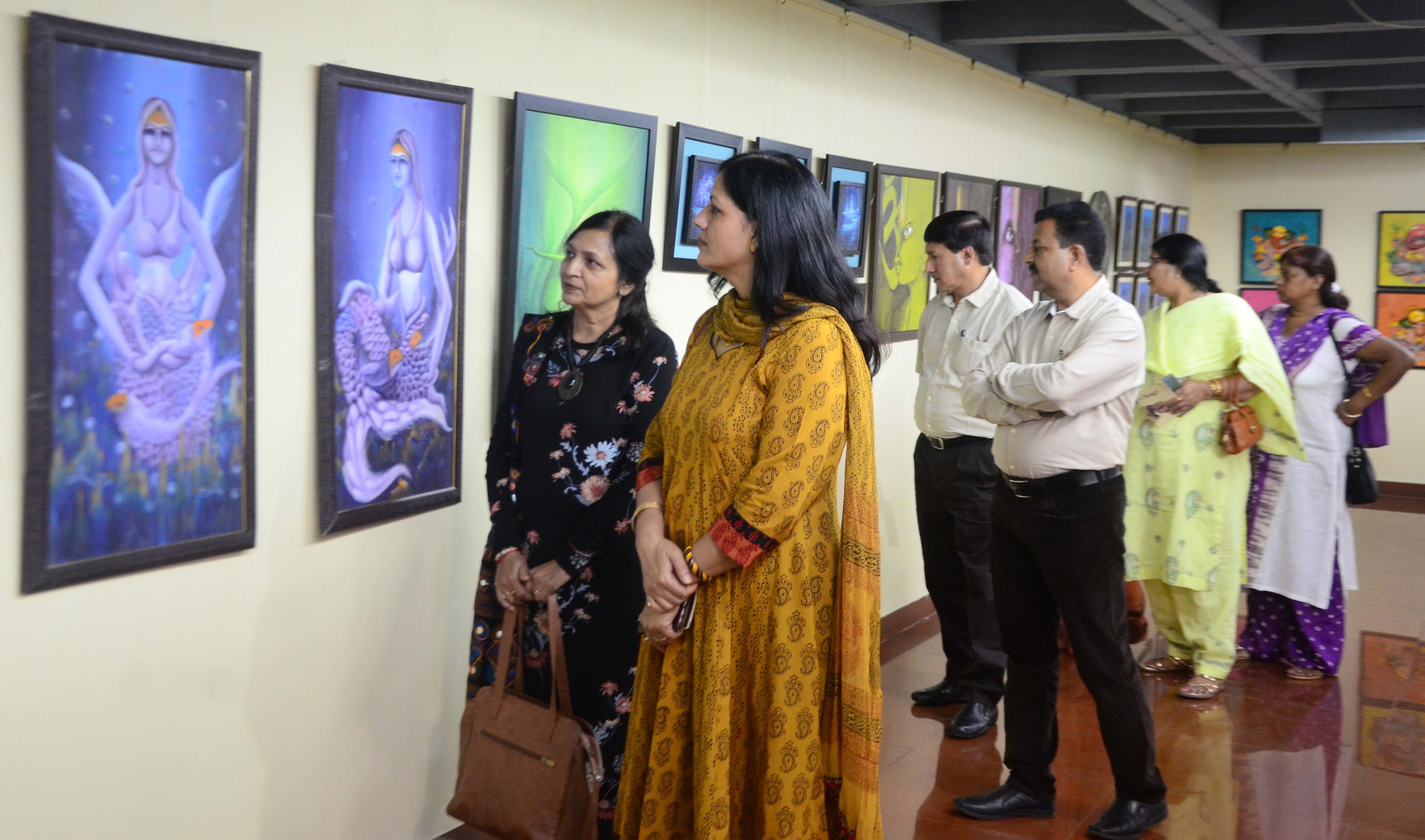 watercolor wash painting exhibition in bhopal