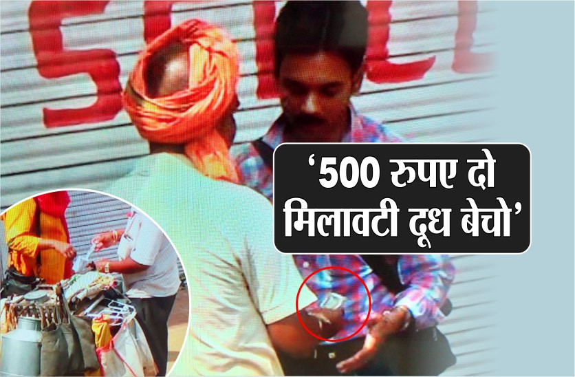 Sidhi Food security officer caught during bribe rishwat video viral