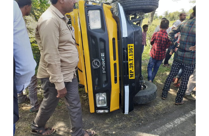 Accident due to driver's negligence