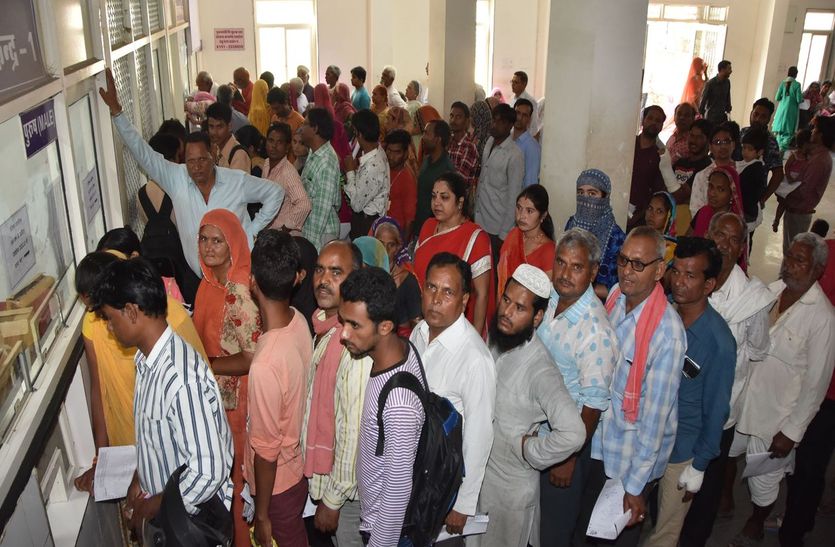 6590 patients arrived in three days, 550 admitted in bhilwara