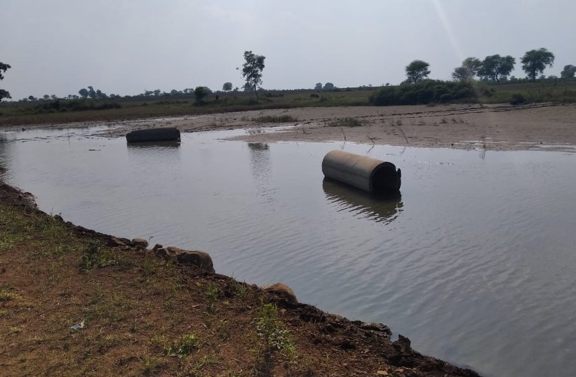 Crop lost due to water logging