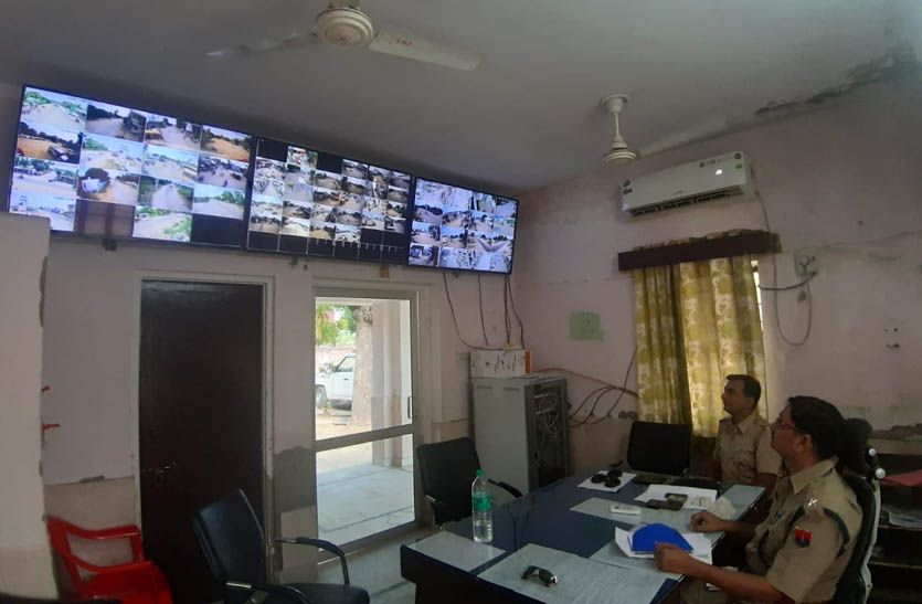 मालपुरा में 68 सीसीटीवी कैमरों से शहर की हर गतिविधियों पर निगरानी