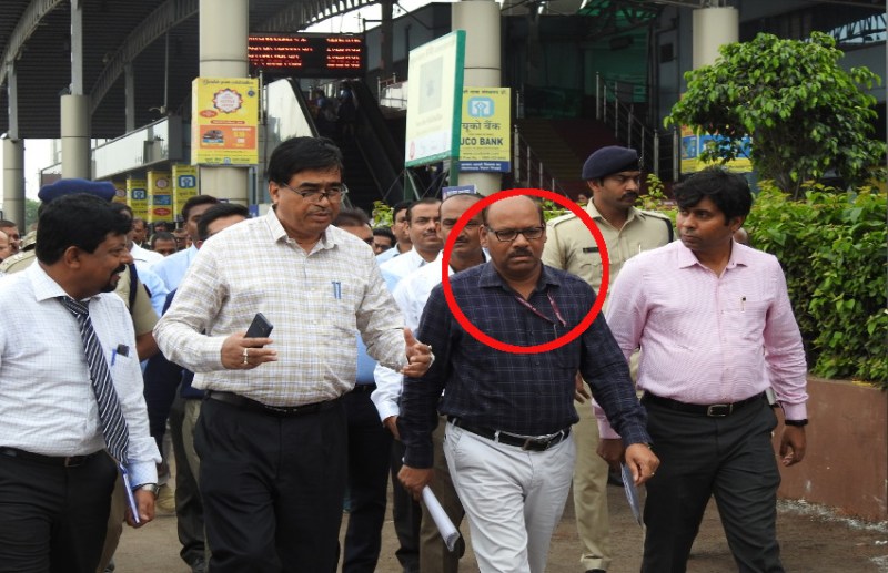 रेलवे GM के दौरे के दौरान DRM को आई हार्ट अटैक, निजी हास्पिटल में भर्ती