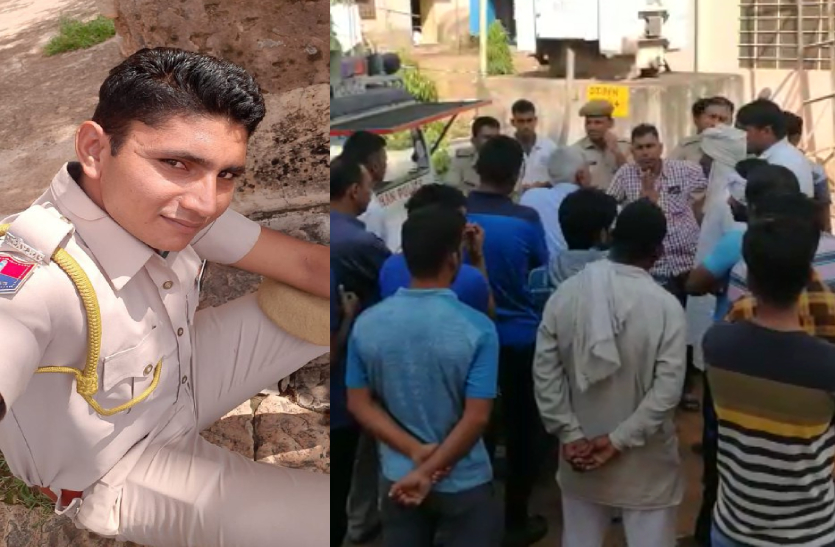 राजस्थान पुलिस के जवान का सडक़ हादसे में निधन, पुलिस महकमे में शोक की लहर