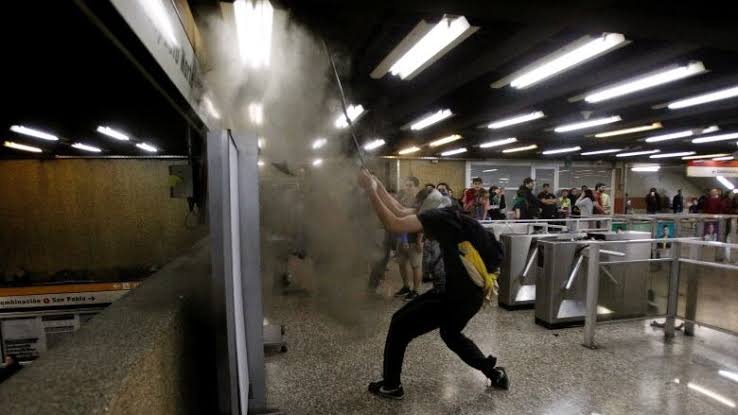 Protest against fare hike