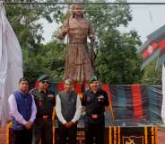 एकलिंग गड़ छावनी में लगी प्रताप की प्रतिमा, बड़ी तादाद में महिलाएं बनी इस ऐतिहासिक क्षण की गवाह... देखें तस्वीरों में