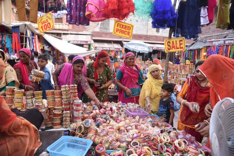 shopping in festive season started in jodhpur markets