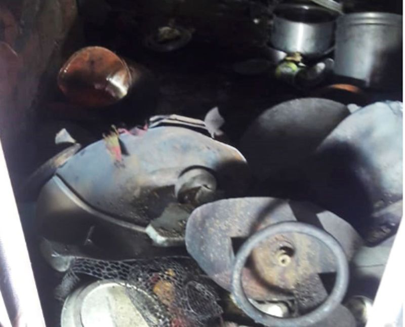 LPG cylinder cracked, three injured