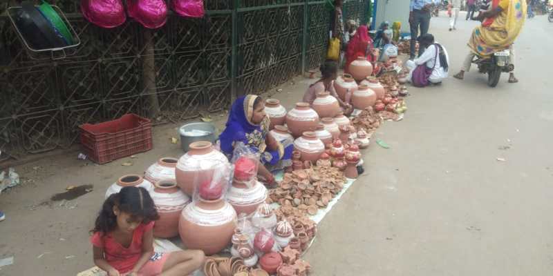 #आओ मनाएं मिट्टी के दीयों से दिवाली#श्योपुर आज भी मिट्टी के दीयों का क्रेज बरकरार