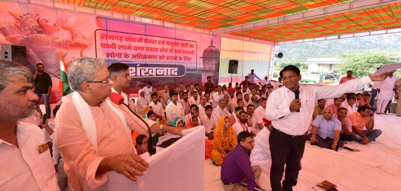 राज्य सरकार रामगढ़ बांध में पानी नहीं लाएगी तो मैं चैन से नहीं सोने दूंगा : डॉ.किरोडी