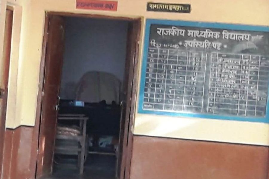 School and temple lock broken at Mulewa village