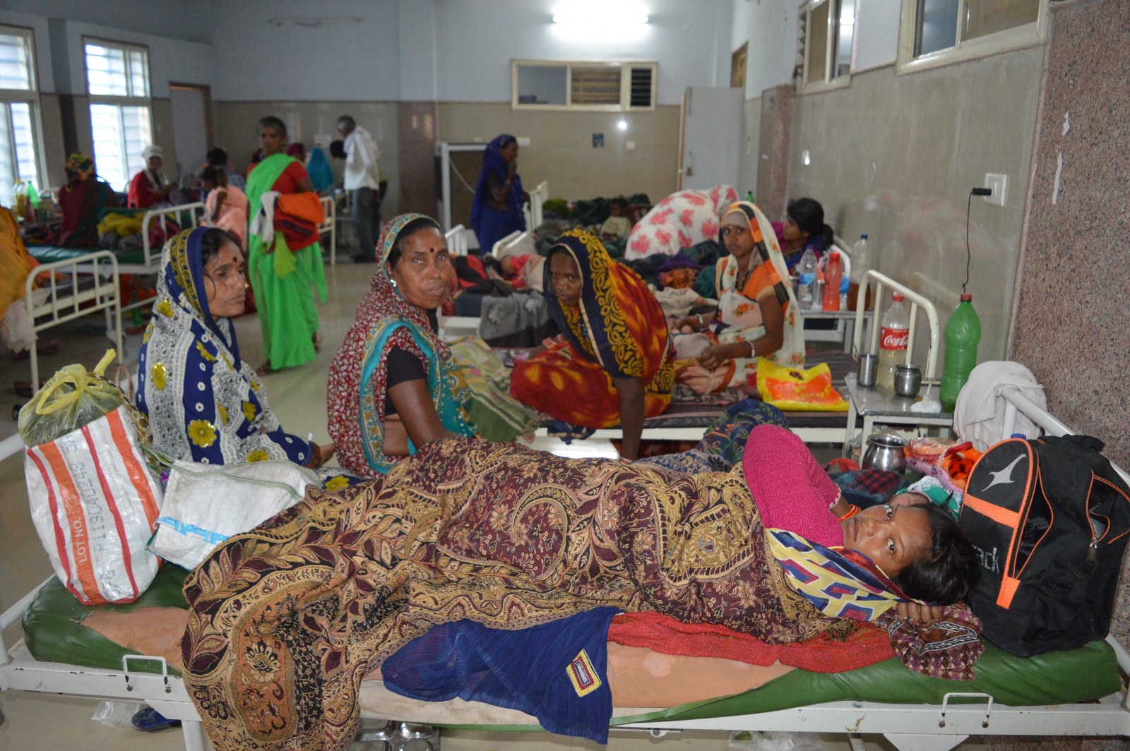 Damoh District Hospital, the obstetricians are not getting adequate