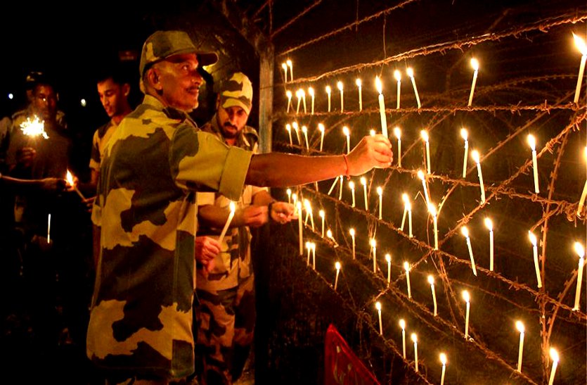 सैनिकों को शुभकामना देने उमड़ी मिनी इंडिया, एक दिन में 20 हजार से ज्यादा दीये लेकर पहुंचे लोग, आज पत्रिका मनाएगा जवानों के साथ दिवाली