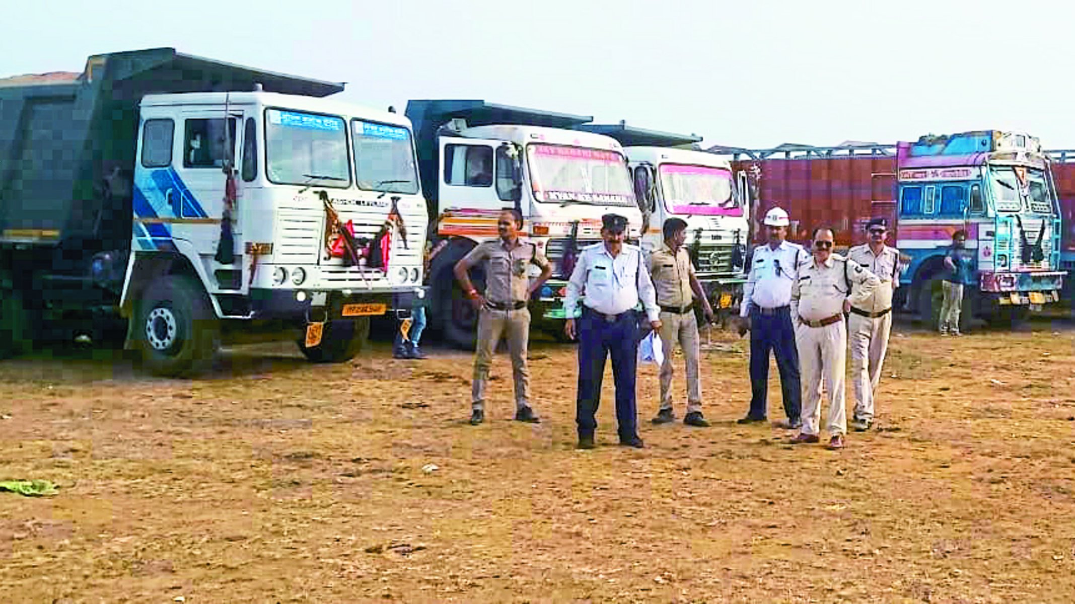 Sand smuggling in panna